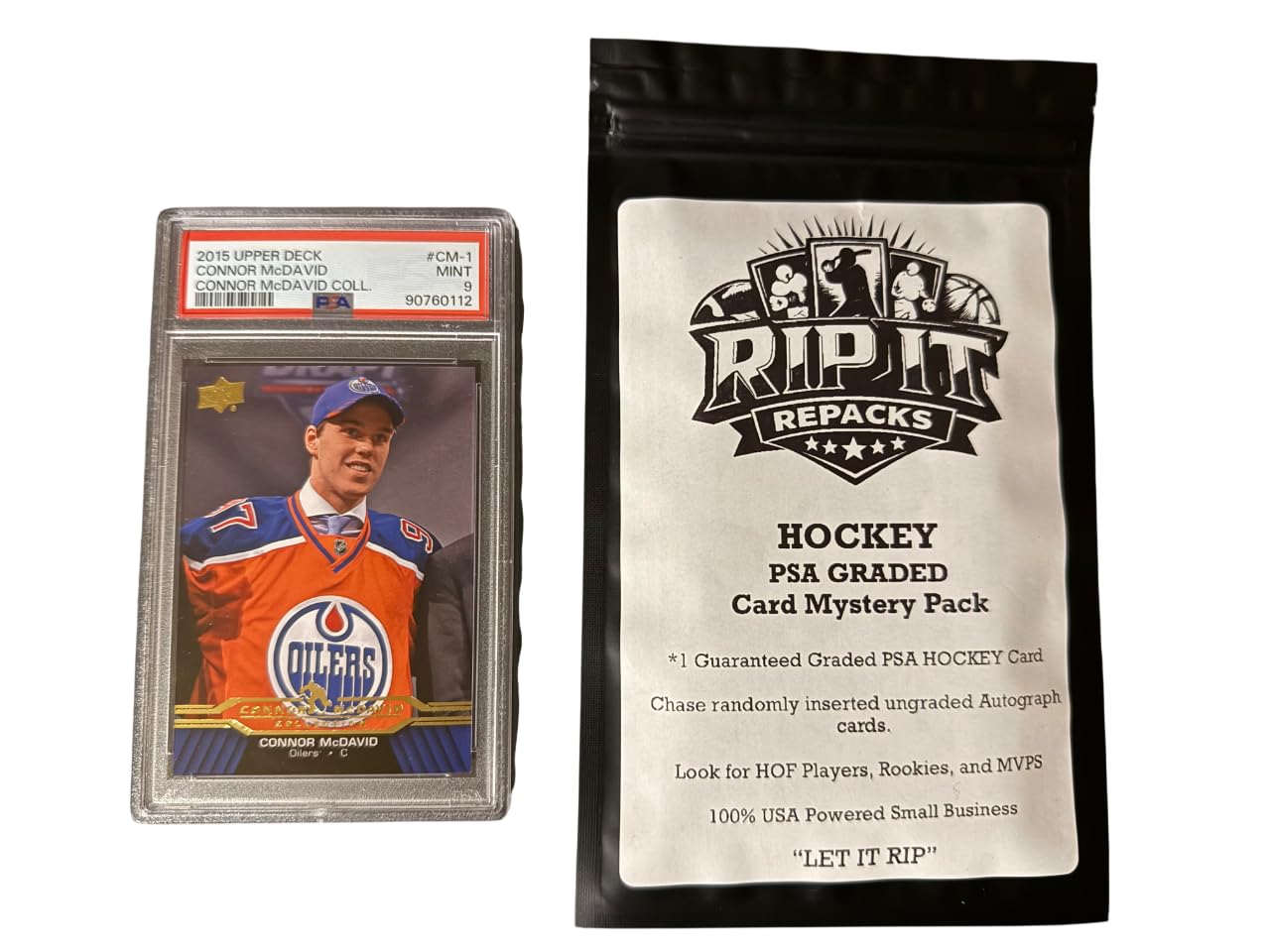 Amazon.com: RIP IT REPACKS Hockey Trading Card Pack, 1 PSA Graded